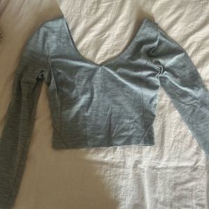 Lululemon Align longsleeve heathered gray